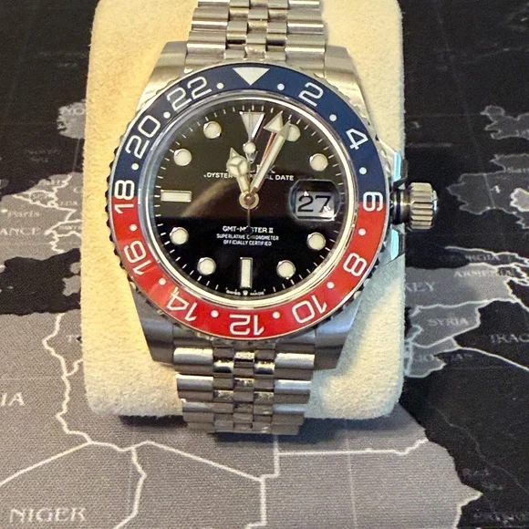 Men’s Luxury GMT Master II Homage “Pepsi” Superclone 40mm - Picture 3 of 7